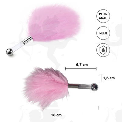 Plumas para cosquilleo rosa