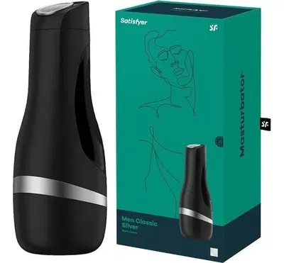 Men Classic Silver Masturbador Cyber Skyn
