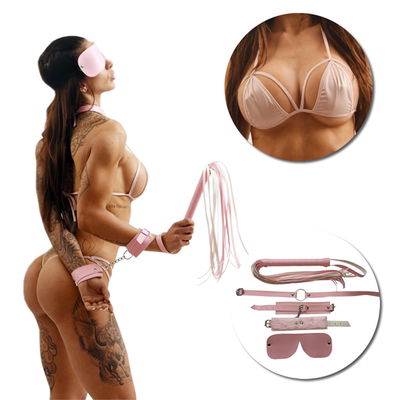 Kits BDSM cuero rosa + Conjunto 