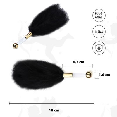 Plumas para cosquilleo  negro