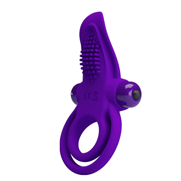 Anillo con estimulador de clitoris vibrador