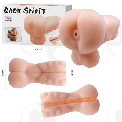 Masturbador hombre con testiculos
