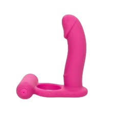 Anillo con vibracion para doble penetracion y carga USB