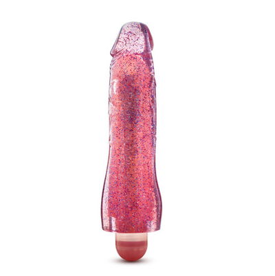 Vibrador realistico con brillo en la oscuridad y varias velocidades