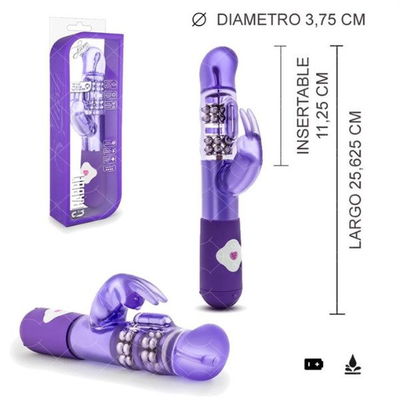 Rotativo violeta con conejo. 2 motores y 7 velocidades