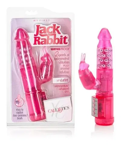 Jack rabbit vibrador rotativo con estimulador de clitoris