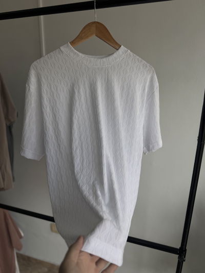 Jacquard Semi-Over (blanco)