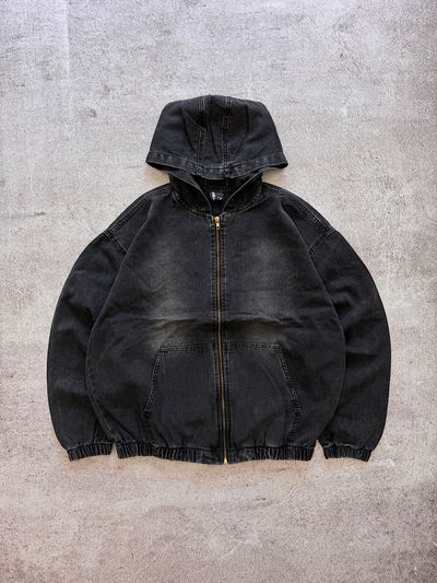 Campera de Jean "Boxy" Hard Grey 