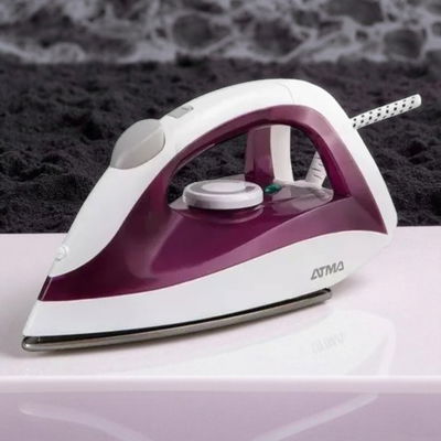 Plancha seca ATMA PAS1217PI 1200W REGULADOR DE TEMP. / BASE CERÁMICA