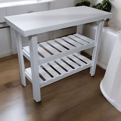 Barra desayunadora pino blanca 1,00x0,43