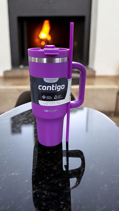 Vaso con sorbete CONTIGO 1,18L Violeta
