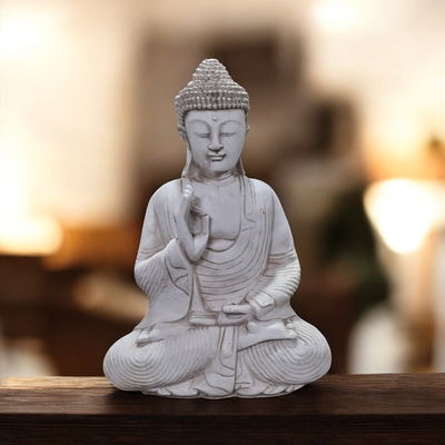 Buda 52cm mano levantada