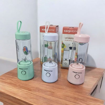 Licuadora portátil KANJI 3,8L verde/rosa/blanca