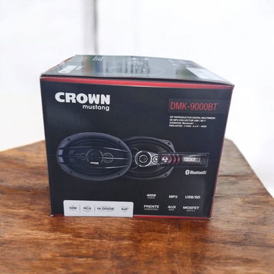 Combo estéreo y parlantes CROWN MUSTANG DMK-9000BT /400W/MP3/BLUETOOTH/USB