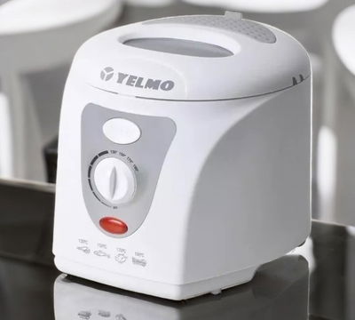 Freidora eléctrica YELMO FR-7300 1,5L 1200W ACERO INOX