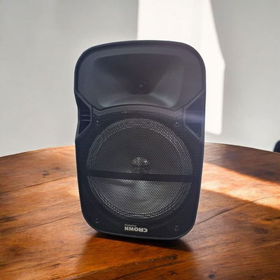 Parlante portátil CROWN MUSTANG DJS1201BT 12000W/BLUETOOTH/MICROFONO/FM/LUCES LED