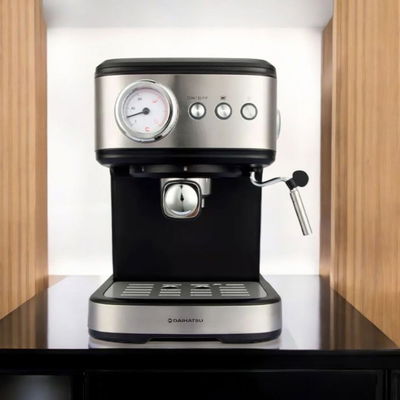 Cafetera DAIHATSU Espresso 11002 1L Negro y acero