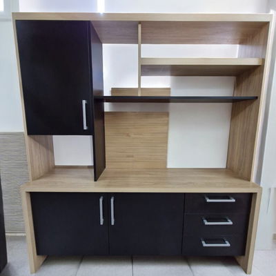 Modular melamina (1,80x1,99x0,42) ARENA Y NEGRO
