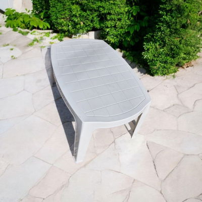 Mesita ratona MASCARDI Monoblock 77x50 blanca
