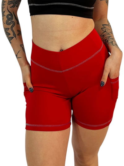 Short lycra c/bolsillo