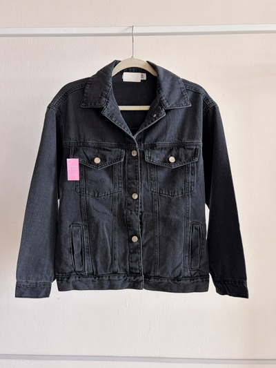 Campera black jean larga