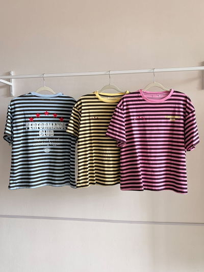 Remera importada rayada