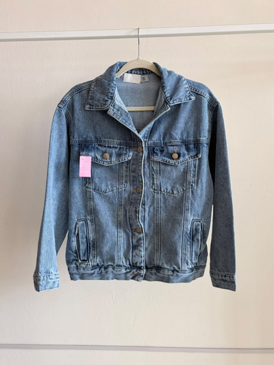 Campera jean larga