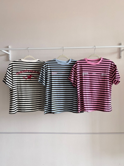Remera importada rayada