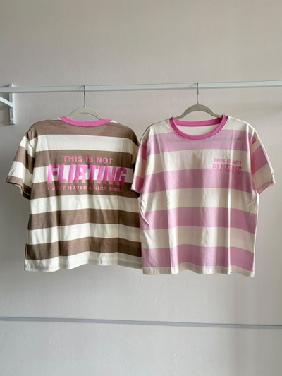 Remera importada rayada