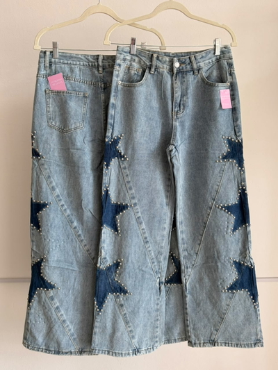 Wide leg estrellas 