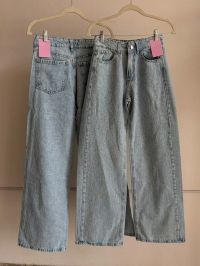 Wide leg brillos