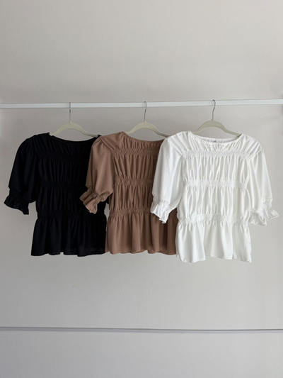 Blusa mangas cortas 