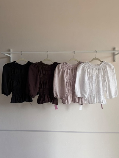 Blusa mangas cortas