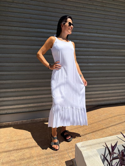 Vestidos de lino largos 