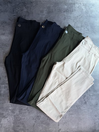 Pantalón sastrero elastizado