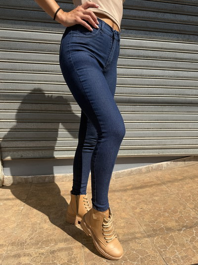 Jean chupin azul escolar 