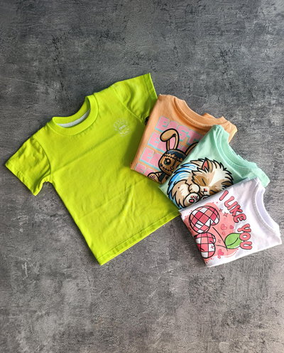 Remes algodón estampa en espalda 