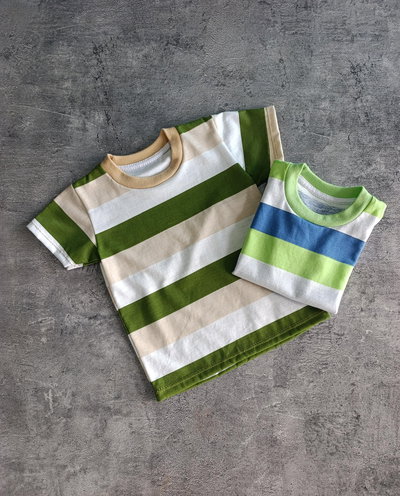 Remes algodón raya bebes