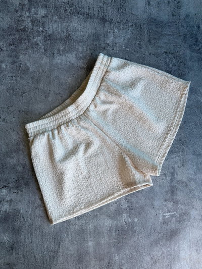 Short texturado tiro bajo 