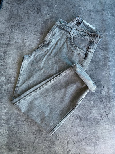 Jean mom gris claro jy