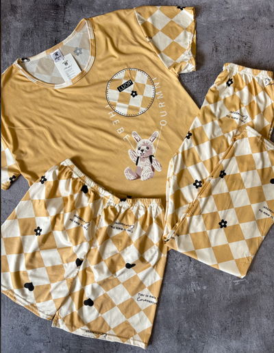 Pijamas 3 piezas 