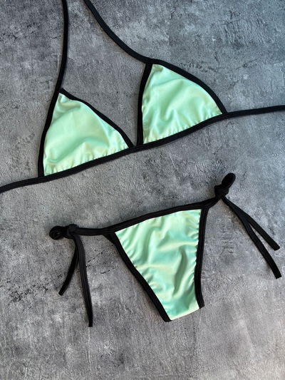 Bikini combinada para atar