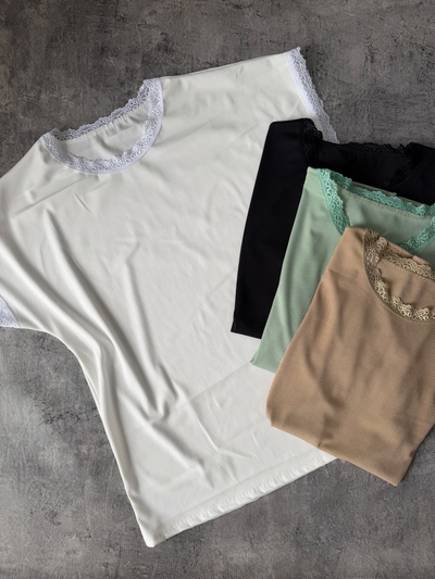 Remera puntilla XL