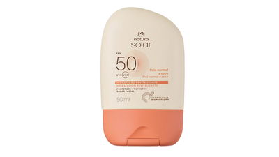 Protector Solar Facial FPS50 Natura 50ml Piel Normal A Seca