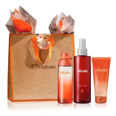 Perfume Femenino Kaiak Clásico+ Body Splash+ Crema Post Sol