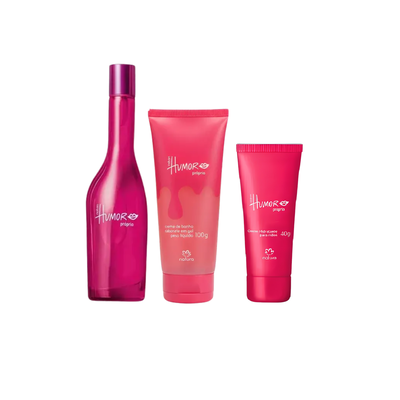kit humor propio crem de manos+ jab liq+edp de 75ml 