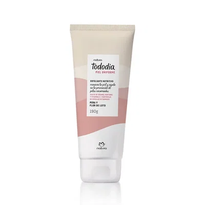 exfoliante corporal  nutritivo  pera y flor de loto Tododia 