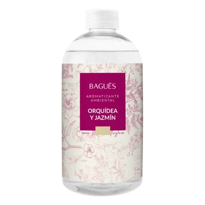 Aromatizante Ambiental Orquidea Y Jazmin 500ml De Bagues