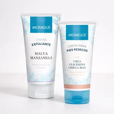 Kit X2 Exfoliante + Crema Para Pies De Monique