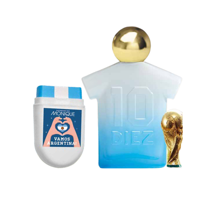 Perfume Pasión por el 10 Mundial+ Barra tricolor Monique Nenes JS